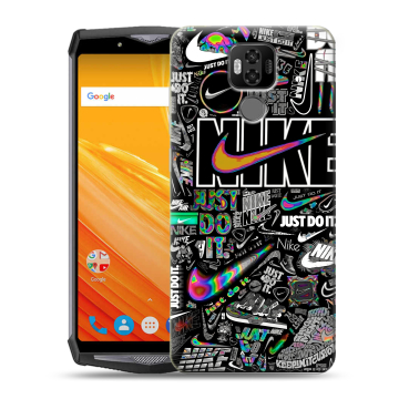 Силиконовый чехол на Ulefone Power 6 с принтом Найк Силиконовый чехол на Ulefone Power 6 с принтом Найк