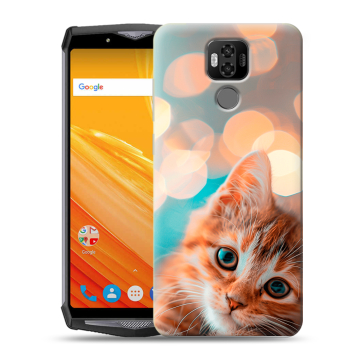 Силиконовый чехол на Ulefone Power 6 с принтом котик Силиконовый чехол на Ulefone Power 6 с принтом котик