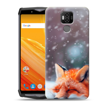 Силиконовый чехол на Ulefone Power 6 с принтом лиса Силиконовый чехол на Ulefone Power 6 с принтом лиса