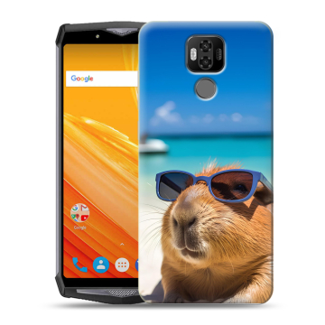Силиконовый чехол на Ulefone Power 6 с принтом Капибара Силиконовый чехол на Ulefone Power 6 с принтом Капибара