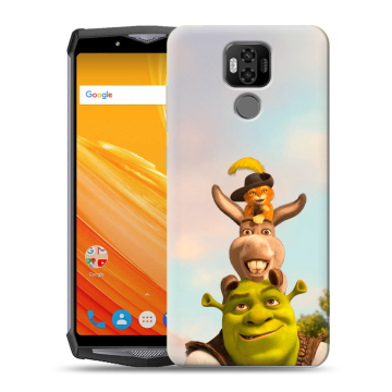 Силиконовый чехол на Ulefone Power 6 с принтом Шрек Shrek