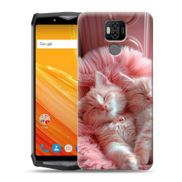 Силиконовый чехол на Ulefone Power 6 с принтом котята котики Силиконовый чехол на Ulefone Power 6 с принтом котята котики