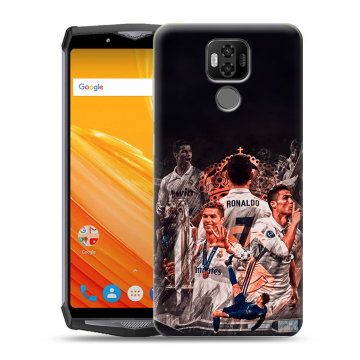 Силиконовый чехол на Ulefone Power 6 с принтом Реал Роналдо Real Ronaldo