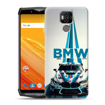 Силиконовый чехол на Ulefone Power 6 с принтом БМВ BMW