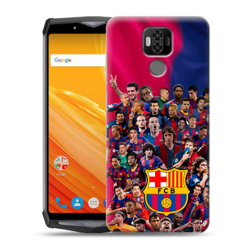 Силиконовый чехол на Ulefone Power 6 с принтом Барселона Barcelona