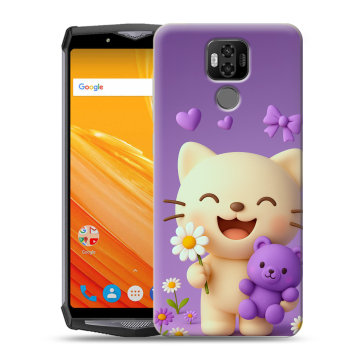 Силиконовый чехол на Ulefone Power 6 с принтом для девочек Силиконовый чехол на Ulefone Power 6 с принтом для девочек