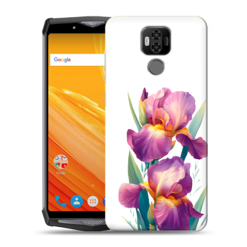 Силиконовый чехол на Ulefone Power 6 с принтом Цветы орхидеи