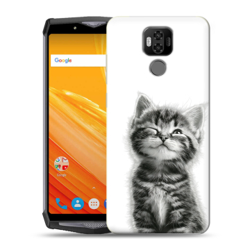 Силиконовый чехол на Ulefone Power 6 с принтом Котенок Силиконовый чехол на Ulefone Power 6 с принтом Котенок