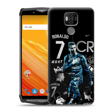 Силиконовый чехол на Ulefone Power 6 с принтом Реал Роналдо