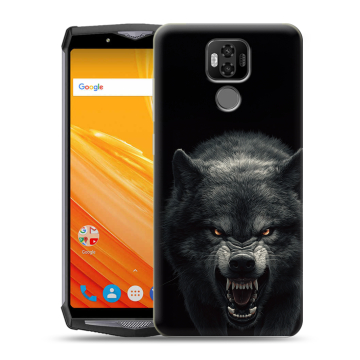 Силиконовый чехол на Ulefone Power 6 с принтом Волк Силиконовый чехол на Ulefone Power 6 с принтом Волк