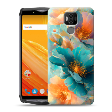 Силиконовый чехол на Ulefone Power 6 с принтом Цветы