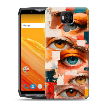 Силиконовый чехол на Ulefone Power 6 с принтом Модный принт