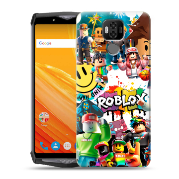 Силиконовый чехол на Ulefone Power 6 с принтом Roblox Роблокс Силиконовый чехол на Ulefone Power 6 с принтом Roblox Роблокс
