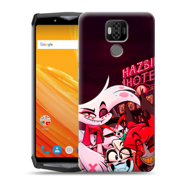 Силиконовый чехол на Ulefone Power 6 с принтом Hazbin Hotel Отель Хазбин Силиконовый чехол на Ulefone Power 6 с принтом Hazbin Hotel Отель Хазбин