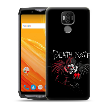 Силиконовый чехол на Ulefone Power 6 с принтом Death note Тетрадь смерти Силиконовый чехол на Ulefone Power 6 с принтом Death note Тетрадь смерти