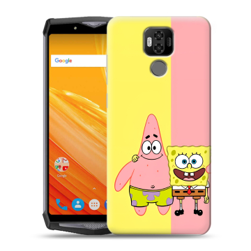 Силиконовый чехол на Ulefone Power 6 с принтом Спанч боб Спанчбоб Силиконовый чехол на Ulefone Power 6 с принтом Спанч боб Спанчбоб