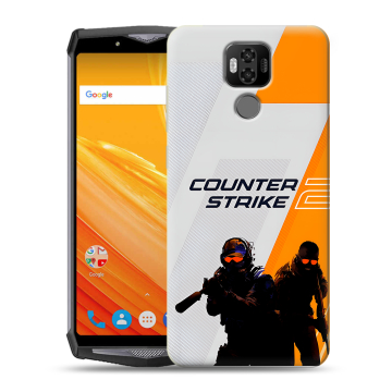 Силиконовый чехол на Ulefone Power 6 с принтом Counter Strike