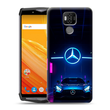 Силиконовый чехол на Ulefone Power 6 с принтом Mercedes Мерседес Силиконовый чехол на Ulefone Power 6 с принтом Mercedes Мерседес