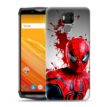 Силиконовый чехол на Ulefone Power 6 с принтом Spiderman Человек паук Силиконовый чехол на Ulefone Power 6 с принтом Spiderman Человек паук