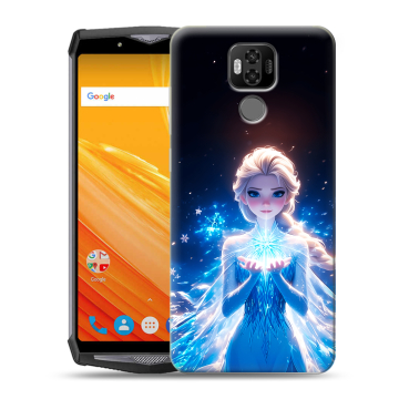 Силиконовый чехол на Ulefone Power 6 с принтом Холодное сердце Frozen Силиконовый чехол на Ulefone Power 6 с принтом Холодное сердце Frozen