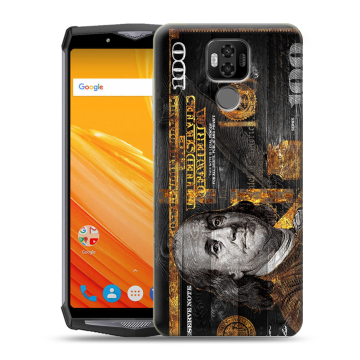 Силиконовый чехол на Ulefone Power 6 с принтом Доллар деньги