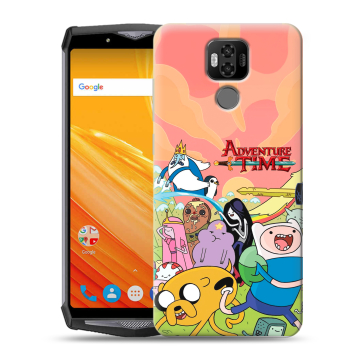 Силиконовый чехол на Ulefone Power 6 с принтом Adventure time Время приключений Силиконовый чехол на Ulefone Power 6 с принтом Adventure time Время приключений