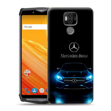 Силиконовый чехол на Ulefone Power 6 с принтом Mercedes Мерседес