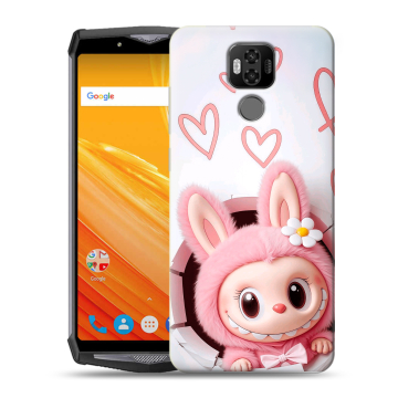 Силиконовый чехол на Ulefone Power 6 с принтом Labubu Лабубу