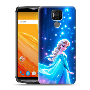 Силиконовый чехол на Ulefone Power 6 с принтом Холодное сердце Frozen Силиконовый чехол на Ulefone Power 6 с принтом Холодное сердце Frozen