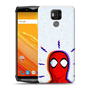 Силиконовый чехол на Ulefone Power 6 с принтом Spiderman Человек паук Силиконовый чехол на Ulefone Power 6 с принтом Spiderman Человек паук