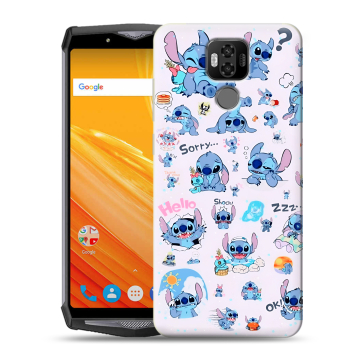 Силиконовый чехол на Ulefone Power 6 с принтом Лило и Стич