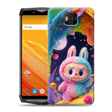 Силиконовый чехол на Ulefone Power 6 с принтом Labubu Лабубу Силиконовый чехол на Ulefone Power 6 с принтом Labubu Лабубу