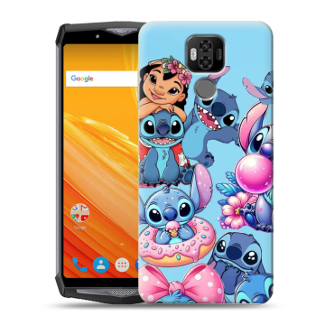 Силиконовый чехол на Ulefone Power 6 с принтом Лило и Стич