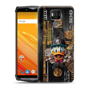 Силиконовый чехол на Ulefone Power 6 с принтом Дональд Дак Доллар Силиконовый чехол на Ulefone Power 6 с принтом Дональд Дак Доллар