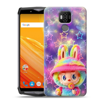 Силиконовый чехол на Ulefone Power 6 с принтом Labubu Лабубу Силиконовый чехол на Ulefone Power 6 с принтом Labubu Лабубу