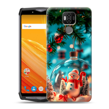 Силиконовый чехол на Ulefone Power 6 с принтом Новый год Силиконовый чехол на Ulefone Power 6 с принтом Новый год