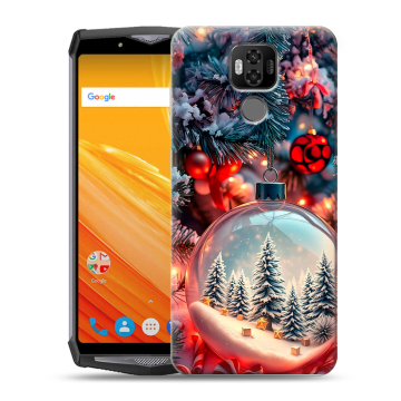 Силиконовый чехол на Ulefone Power 6 с принтом Новый год Силиконовый чехол на Ulefone Power 6 с принтом Новый год