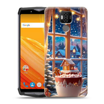 Силиконовый чехол на Ulefone Power 6 с принтом Новый год Силиконовый чехол на Ulefone Power 6 с принтом Новый год