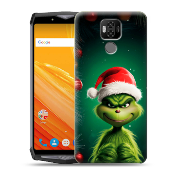 Силиконовый чехол на Ulefone Power 6 с принтом Гринч Новый год Рождество Силиконовый чехол на Ulefone Power 6 с принтом Гринч Новый год Рождество