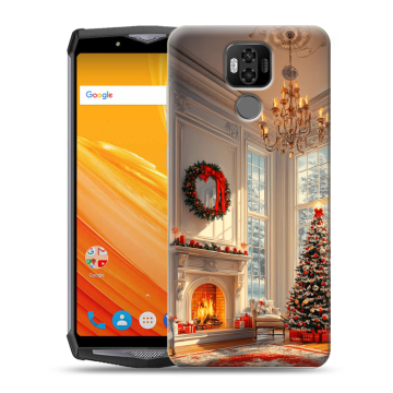 Силиконовый чехол на Ulefone Power 6 с принтом Новый год Силиконовый чехол на Ulefone Power 6 с принтом Новый год