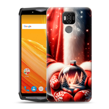 Силиконовый чехол на Ulefone Power 6 с принтом Новый год Силиконовый чехол на Ulefone Power 6 с принтом Новый год