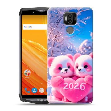 Силиконовый чехол на Ulefone Power 6 с принтом Новый год Силиконовый чехол на Ulefone Power 6 с принтом Новый год
