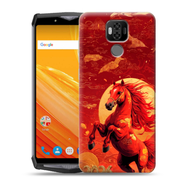Силиконовый чехол на Ulefone Power 6 с принтом Новый год Силиконовый чехол на Ulefone Power 6 с принтом Новый год