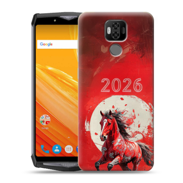 Силиконовый чехол на Ulefone Power 6 с принтом Новый год Силиконовый чехол на Ulefone Power 6 с принтом Новый год