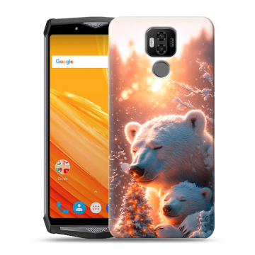 Силиконовый чехол на Ulefone Power 6 с принтом Новый год Силиконовый чехол на Ulefone Power 6 с принтом Новый год