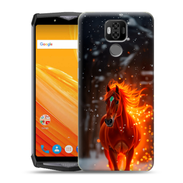 Силиконовый чехол на Ulefone Power 6 с принтом Новый год Силиконовый чехол на Ulefone Power 6 с принтом Новый год