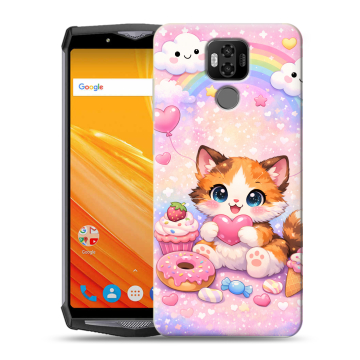 Силиконовый чехол на Ulefone Power 6 с принтом для девочек Силиконовый чехол на Ulefone Power 6 с принтом для девочек