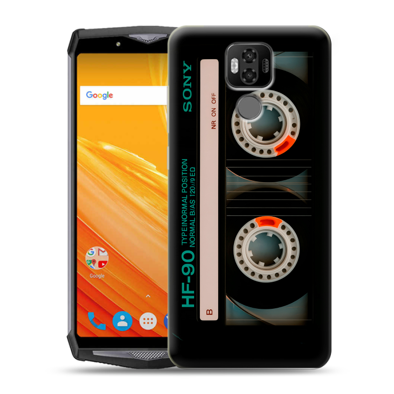 Силиконовый чехол на Ulefone Power 6 с принтом Кассета Силиконовый чехол на Ulefone Power 6 с принтом Кассета
