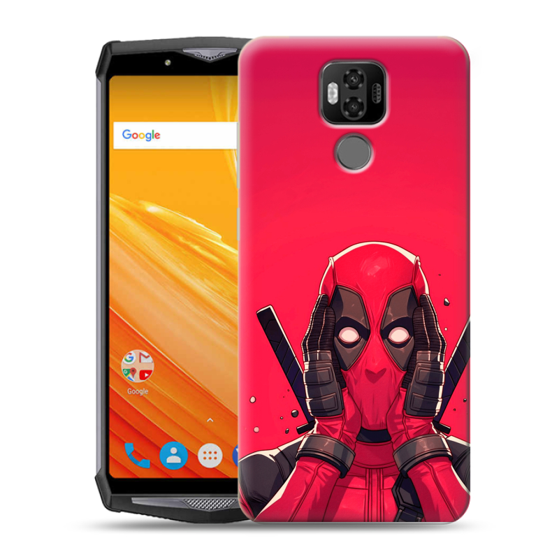 Силиконовый чехол на Ulefone Power 6 с принтом Дедпул Deadpool Силиконовый чехол на Ulefone Power 6 с принтом Дедпул Deadpool