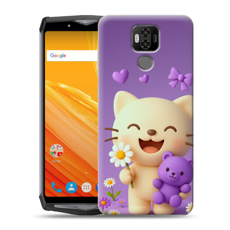 Силиконовый чехол на Ulefone Power 6 с принтом для девочек Силиконовый чехол на Ulefone Power 6 с принтом для девочек